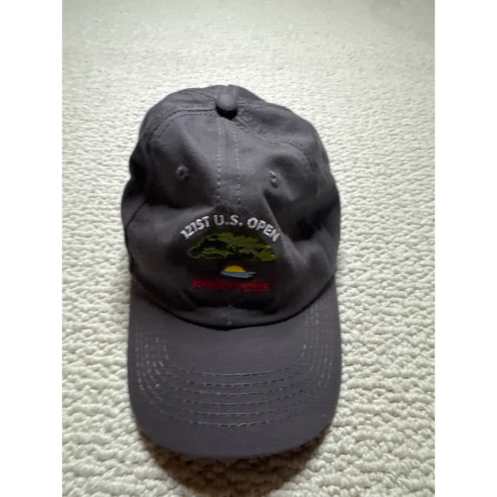 USGA 121st U.S. Open Torrey Pines Hat Grey Adjustable USGA‎ Member Golf Cap OSFM